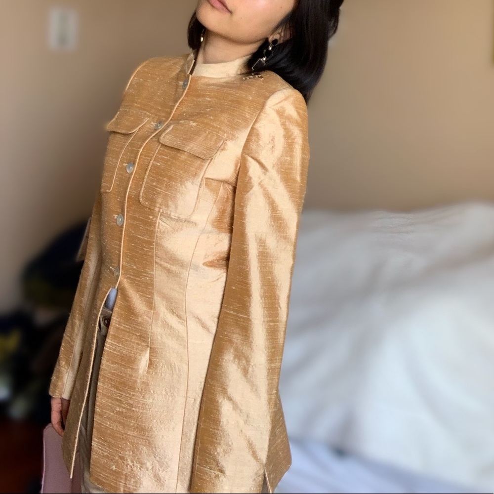 Vintage golden suit jacket